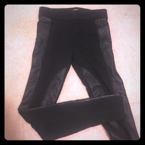 Faux leather leggings by Forever 21