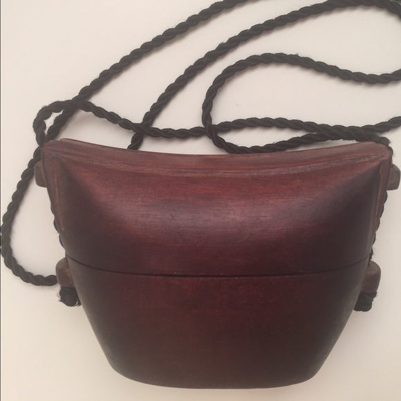 Handbags - Wooden Asian Purse