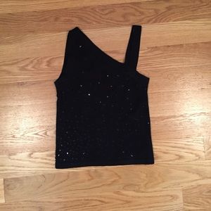 Sparkly holiday tank top