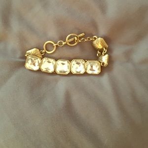Gold tone shimmering bracelet
