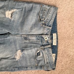Bullhead denim low rise skinny jeans