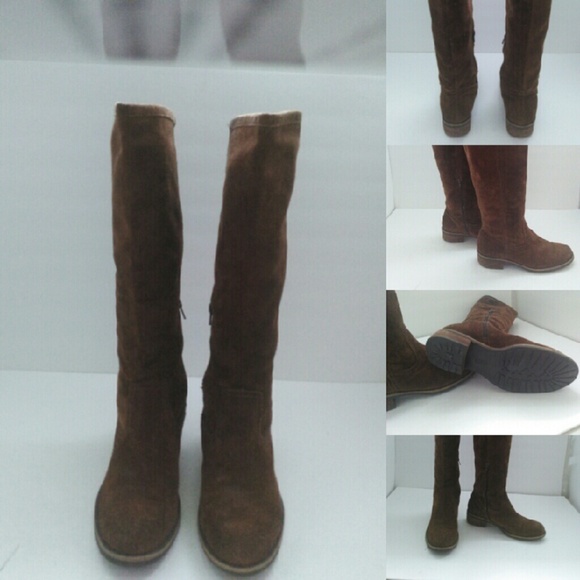 franco sarto suede riding boots