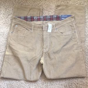 NWT Men's American Eagle Corduroy Pants