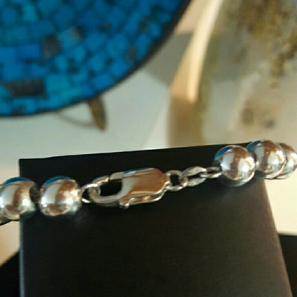 Italian Sterling Silver Bead Bracelet 🌺💐 - Picture 3 of 3