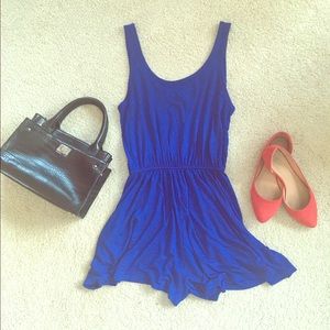 Royal blue romper