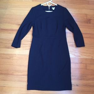 Navy J. Crew dress