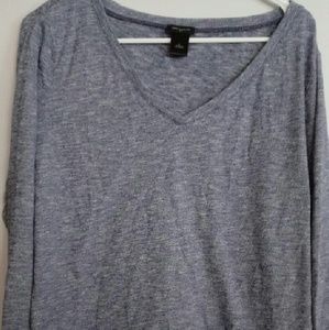 Ann Taylor blue long sleeve sweater