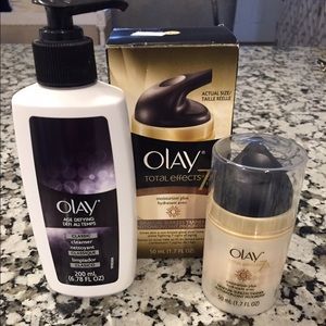 Olay Total Effects Moisturizer (2) & Cleanser