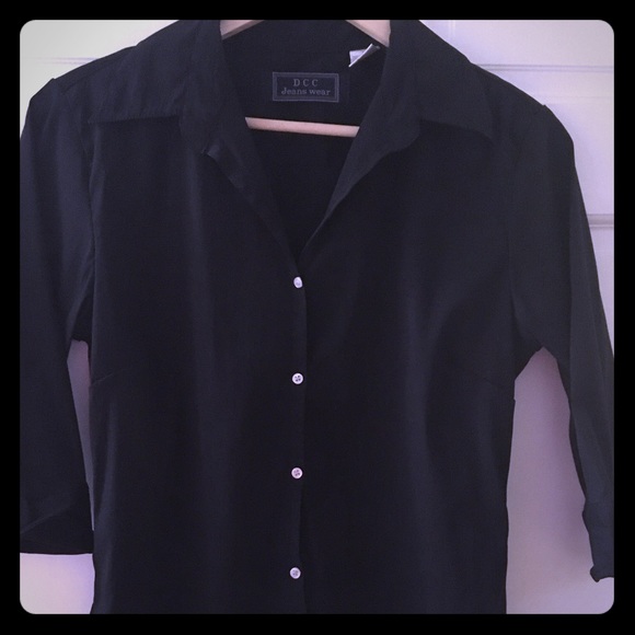 Black Button Down Size Medium
