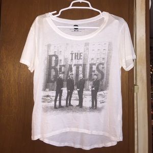 The Beatles crop tee
