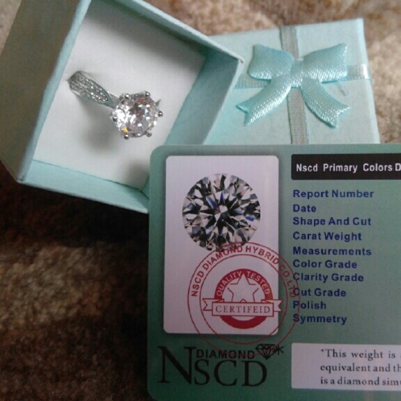 Nscd certified diamond ring