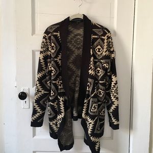 Harve Benard Aztec Cardigan M