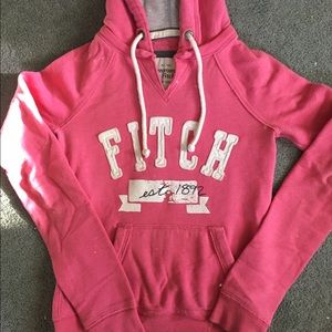 Abercrombie and Fitch pink hoodie