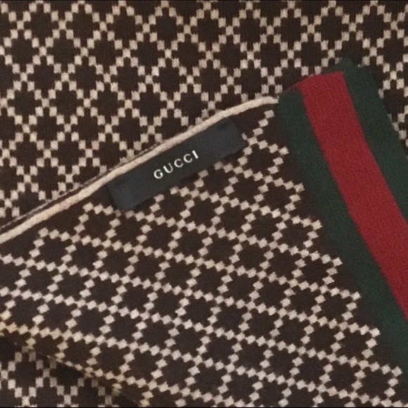 Gucci Scarf 100% Lana Wool