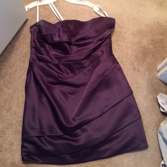 Bridesmaid strapless dress