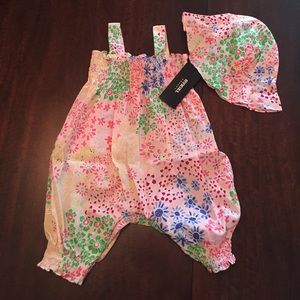 Infant floral jumper Infant floral jumper