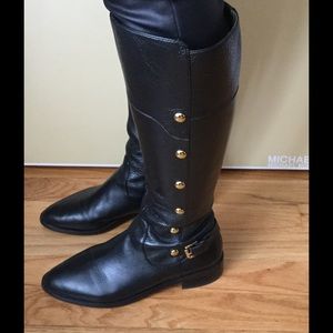 Michael Kors black leather Boots - Size 6