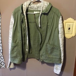 Green Moto jacket