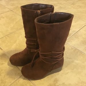 Rampage girls wedge boot size 12