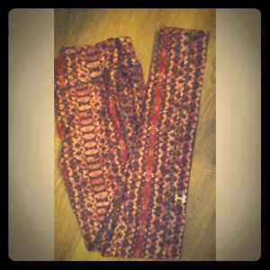 Reduced!Under Armour Purple snakey pants