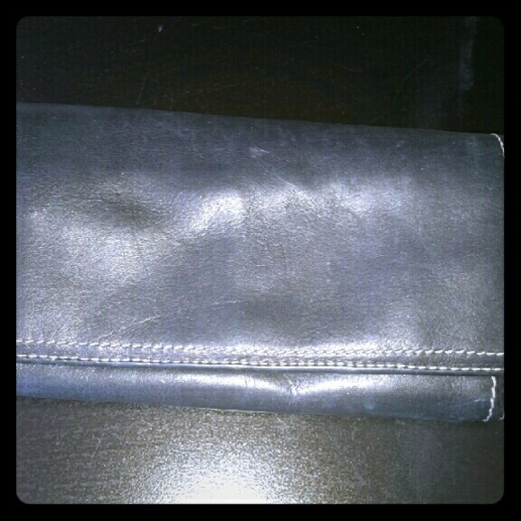 Black leather wallet