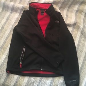 Quality red and black tka stealth North Face
