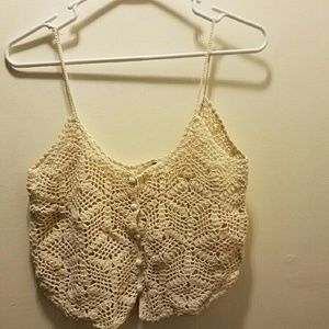 Crochet crop top