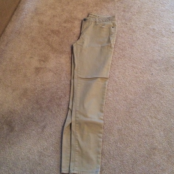 Celebrity pink tan skinny jeans