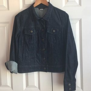 J.Crew dark denim jacket