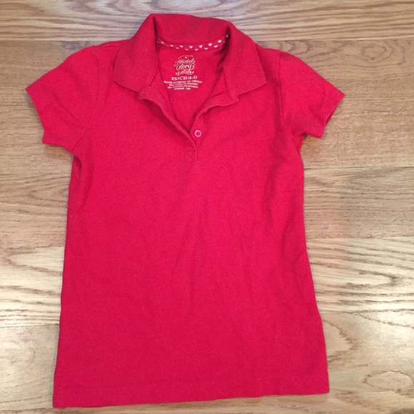 Cute girl's polo