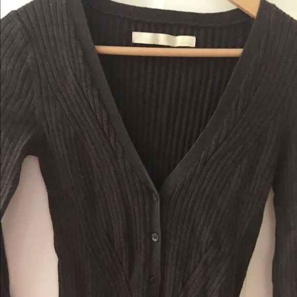 Size Small Ribbed Cardigan - Picture 2 of 3