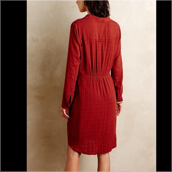 Anthropologie Tie Front Dress - Picture 2 of 4