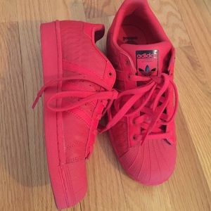 Adidas Hard Shell RED Ortholite sneakers