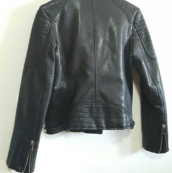 Zara Faux Leather Moto - Picture 5 of 8