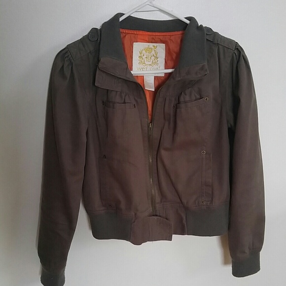 Army green coat