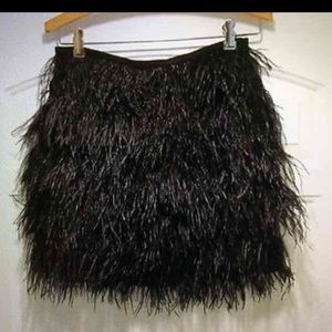 Michael Kors ostrich feather skirt, size 2