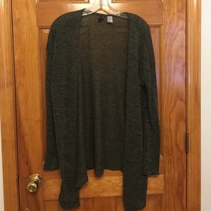 Dark green cardigan