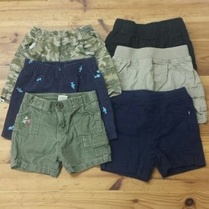 Two 9M and Four 12M shorts