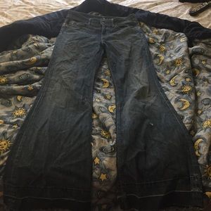 7 for all mankind wide leg jeans