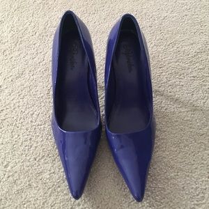 Royal blue heels