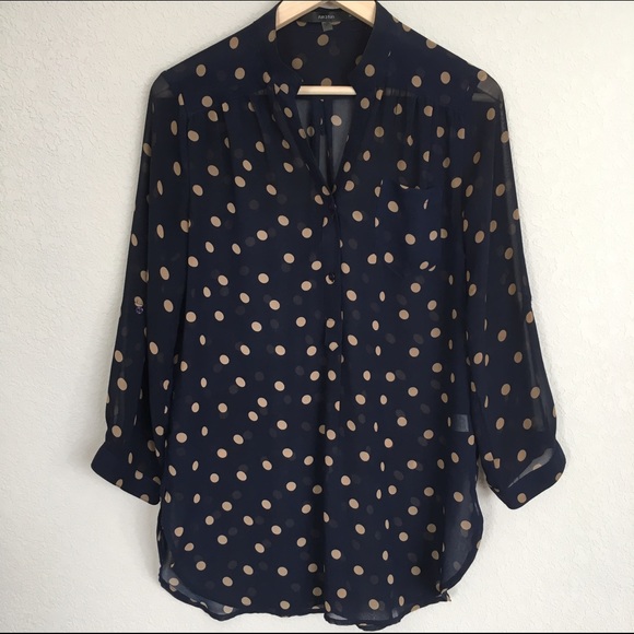 Sheer Navy Tunic Blouse | Modcloth