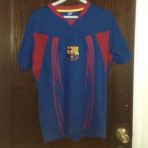 Soccer jersey. Blue adult small. Worn once.