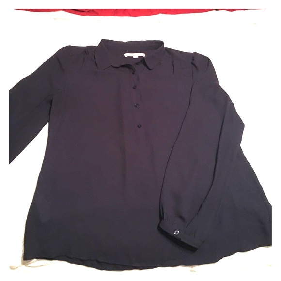 Navy Loft Blouse