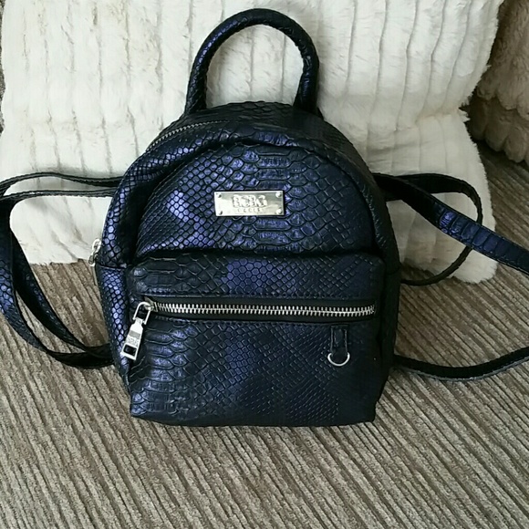 BCBG Faux Aligator Backpack - Like New