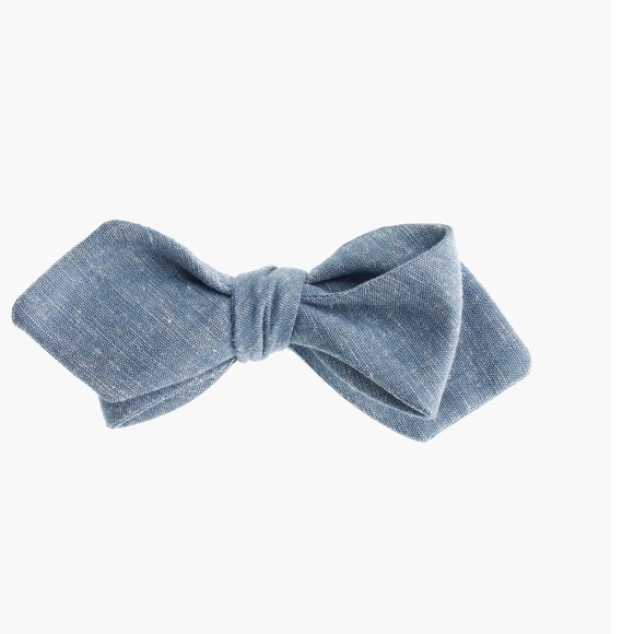 Chambray bowtie j. Crew