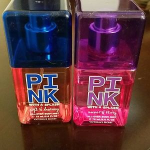 Pink perfume 7 bucks for both obo