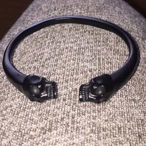 Alexander McQueen Black Twin Skull Bracelet