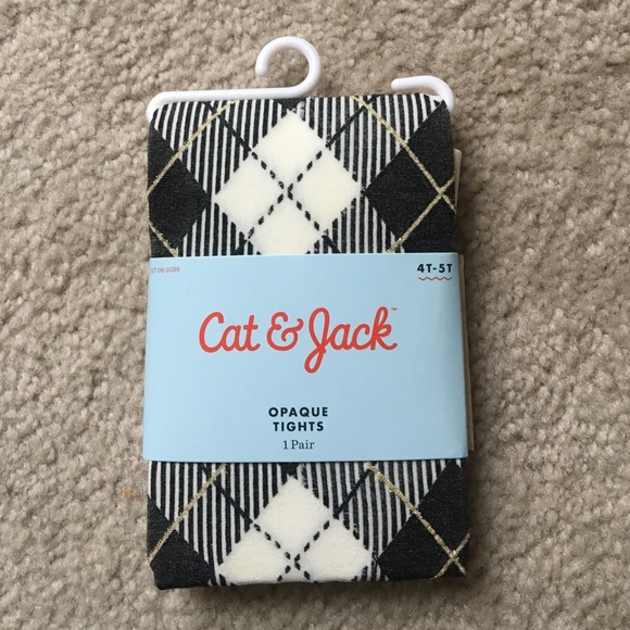 Cat & Jack Opaque Tights 1 pair 4T-5T