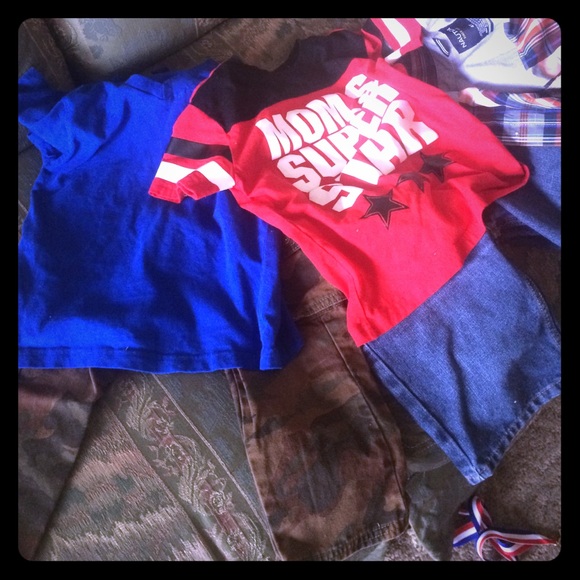 Shirts pant and shirts vary from 4T -6