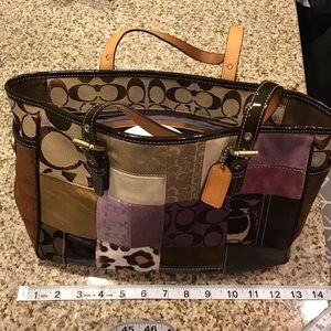 Coach holiday patch work.